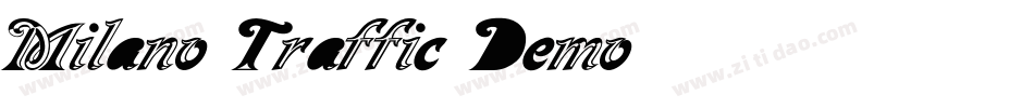 Milano Traffic Demo字体转换